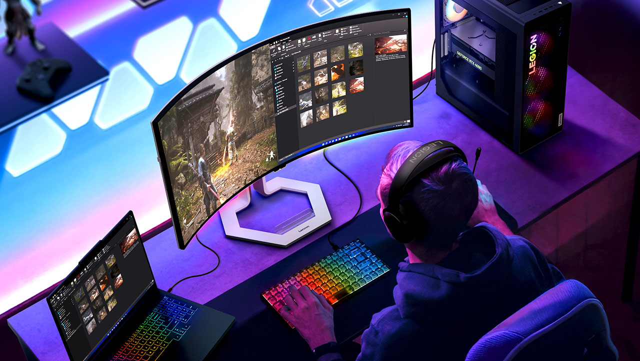curved monitör ile oyun oynamak