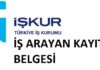 İş Arayan Kayıt Belgesi Nedir, Nasıl Alınır ve Ne İşe Yarar İşkur kayıt belgesi