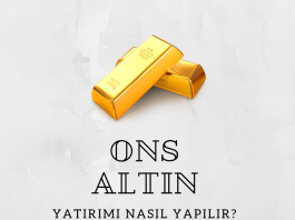 Ons Altın Yatırımı Nasıl Yapılır? ONS yatırım