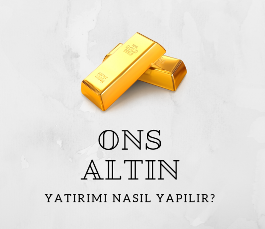 Ons Altın Yatırımı Nasıl Yapılır? ONS yatırım