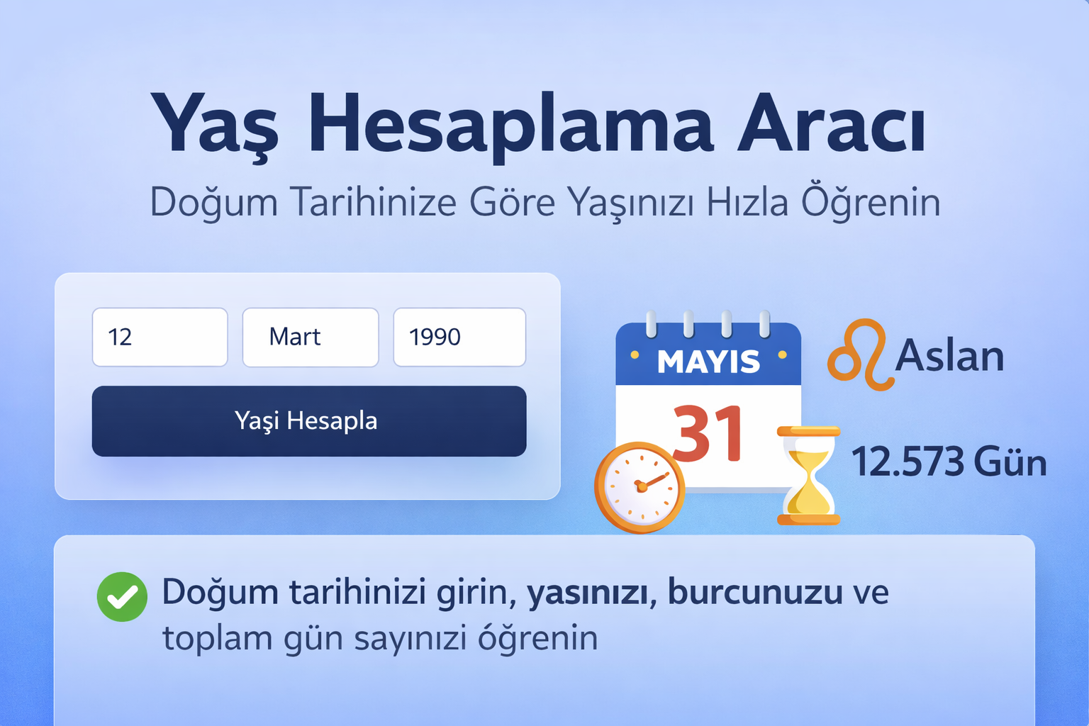 Yaş hesaplama