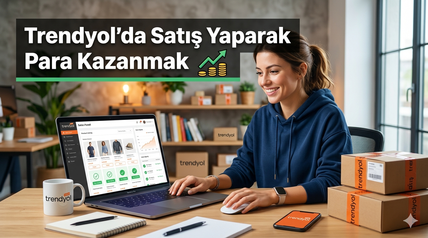 Trendryol alışveriş sitesinde satış yaparak nasıl para kazanılı