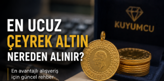 En ucuz çeyrek altın nereden alınır? Güncel fiyat ve alış satış makası rehberi